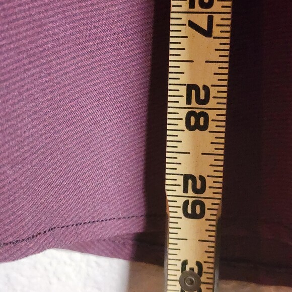 Lululemon Shirt Mens Large Purple Stripe Long Sleeve Button Up Stretch Casual - Picture 7 of 8